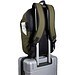 Resi Plus 15 GRS recycelter diebstahlsicherer Rucksack 18L, waldgrün