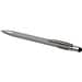Rill RCS recycelter Kugelschreiber mit Stylus und Fidget Spinner (blaue Mine), grau