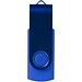 Rotate Metallic USB-Stick, royalblau, 2GB