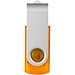 Rotate Transculent USB-Stick, orange, 1GB