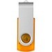 Rotate Transculent USB-Stick, orange, 32GB