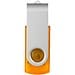 Rotate Transculent USB-Stick, orange, 4GB