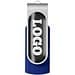 Rotate USB-Stick 3.0 mit Doming, blau, 64GB