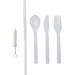Runa Besteckset mit Bambusdeckel, dunkelsand