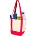 Sam 320 g/m² Mini-Tragetasche aus GRS recycelter Baumwolle, rot
