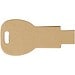 Schlüssel USB-Stick 2.0 aus recyceltem Papier, Kraftpapier, 32GB