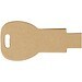 Schlüssel USB-Stick 2.0 aus recyceltem Papier, Kraftpapier, 64GB