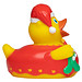 Schnabels® Bade-Ente Christmas, bunt