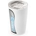 SLIDER. Reisebecher (Sublimation) aus Edelstahl 380 ml, Weiß