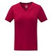 Somoto T-Shirt mit V-Ausschnitt für Damen, rot, S