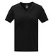 Somoto T-Shirt mit V-Ausschnitt für Damen, schwarz, XS