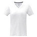 Somoto T-Shirt mit V-Ausschnitt für Damen, weiss, M