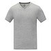 Somoto T-Shirt mit V-Ausschnitt für Herren, heather grau, XXL