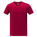 Somoto T-Shirt mit V-Ausschnitt für Herren, rot, XL