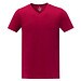 Somoto T-Shirt mit V-Ausschnitt für Herren, rot, XXL