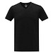 Somoto T-Shirt mit V-Ausschnitt für Herren, schwarz, L