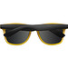 Sonnenbrille aus Kunststoff mit verspiegelten Gläsern, UV 400 Schutz, gelb
