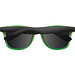 Sonnenbrille aus Kunststoff mit verspiegelten Gläsern, UV 400 Schutz, grün