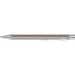 uma® Metall-Kugelschreiber Straight SI, blaue Mine, Edelstahl