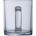 Sublimationstasse aus Glas BARBARA, transparent