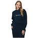 MALFINI Sweatshirt unisex Crew, L, marineblau
