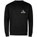 MALFINI Sweatshirt unisex Crew, L, schwarz
