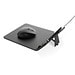 Swiss Peak RCS recyceltes 10W Wireless-Charging PU Mauspad, schwarz