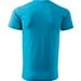 T-Shirt Herren Basic, S, türkisblau