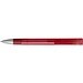 uma® LOOK grip transparent SI Druckkugelschreiber, rot