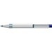 uma® RECYCLED PET PEN ALUMA transparent Druckkugelschreiber, dunkelblau