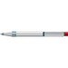 uma® RECYCLED PET PEN ALUMA transparent Druckkugelschreiber, rot