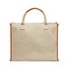 VINGA Bosler Büro-Tasche aus RCS recyceltem Canvas, greige