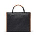 VINGA Bosler Büro-Tasche aus RCS recyceltem Canvas, schwarz