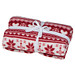 Weihnachtliche Kuscheldecke, rot