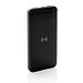 Wireless Powerbank aus RCS Standard recyceltem Kunststoff, schwarz