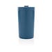XD COLLECTION Doppelwandiger Vakuum-Becher aus RCS recyceltem SS, blau