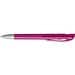 uma® Kugelschreiber YES SI transparent inkl. Metallspitze, magenta