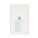 5.000mAh 5W Wireless Powerbank aus RCS recyceltem Kunststoff, weiß
