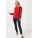 Iqoniq Etosha Lightweight Sweater aus recycelter Baumwolle, rot, XXS