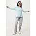 Iqoniq Etosha Lightweight Sweater aus recycelter Baumwolle, crushed mint, L