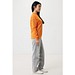 Iqoniq Etosha Lightweight Sweater aus recycelter Baumwolle, orange, L