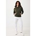 Iqoniq Rila Lightweight Hoodie aus recycelter Baumwolle, khaki, XXS