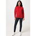 Iqoniq Rila Lightweight Hoodie aus recycelter Baumwolle, rot, XXS