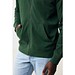 Iqoniq Abisko Zip-Kapuzenpullover aus recycelter Baumwolle, forest green, L