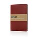 A5 Impact Steinpaper Hardcover Notizbuch, rot