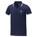 Amarago Polo mit abgesetztem Rand für Herren, navy, XL