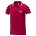 Amarago Polo mit abgesetztem Rand für Herren, rot, L