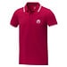 Amarago Polo mit abgesetztem Rand für Herren, rot, XL