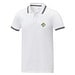 Amarago Polo mit abgesetztem Rand für Herren, weiss, L