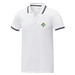Amarago Polo mit abgesetztem Rand für Herren, weiss, XXL